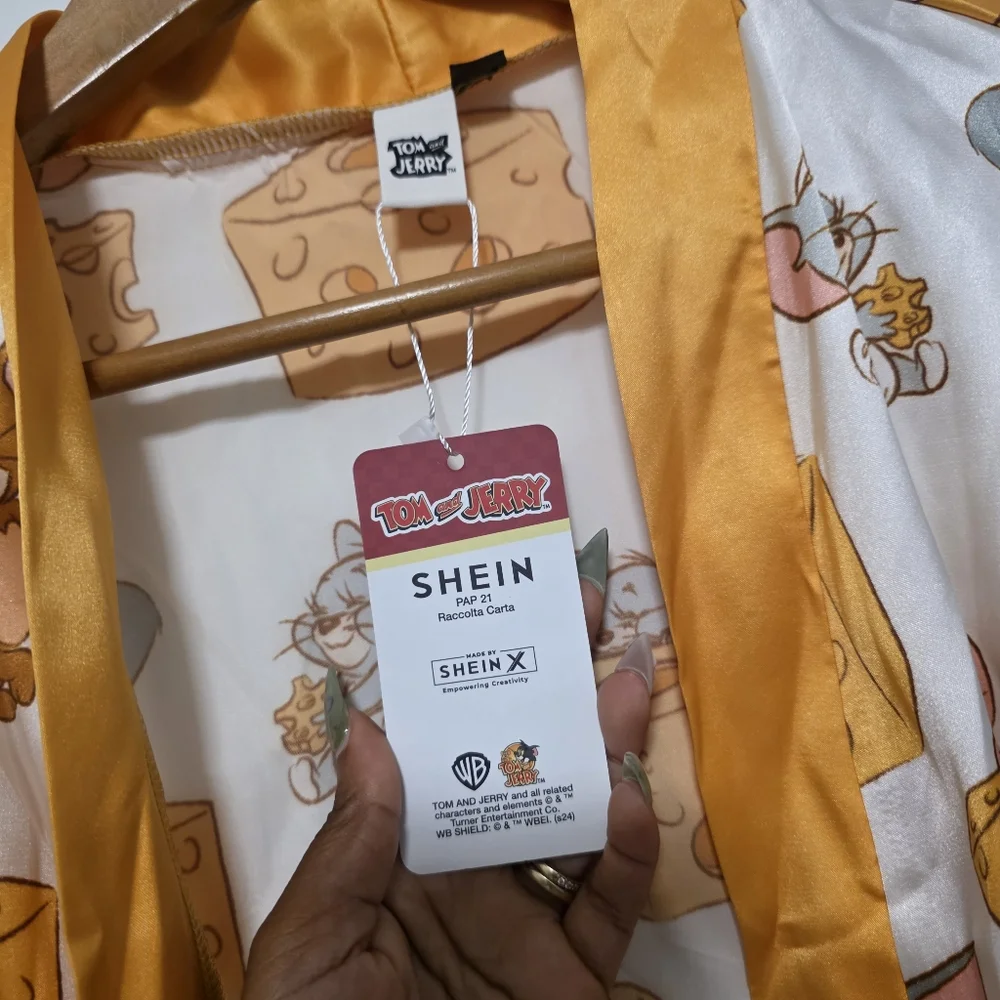 Shein Tom And Jerry Robe And Slipper Set Robe XL Slippers EU 42